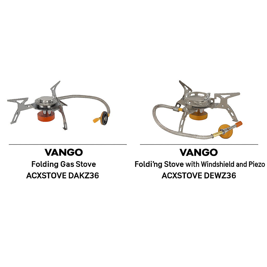 Two Vango folding gas stoves